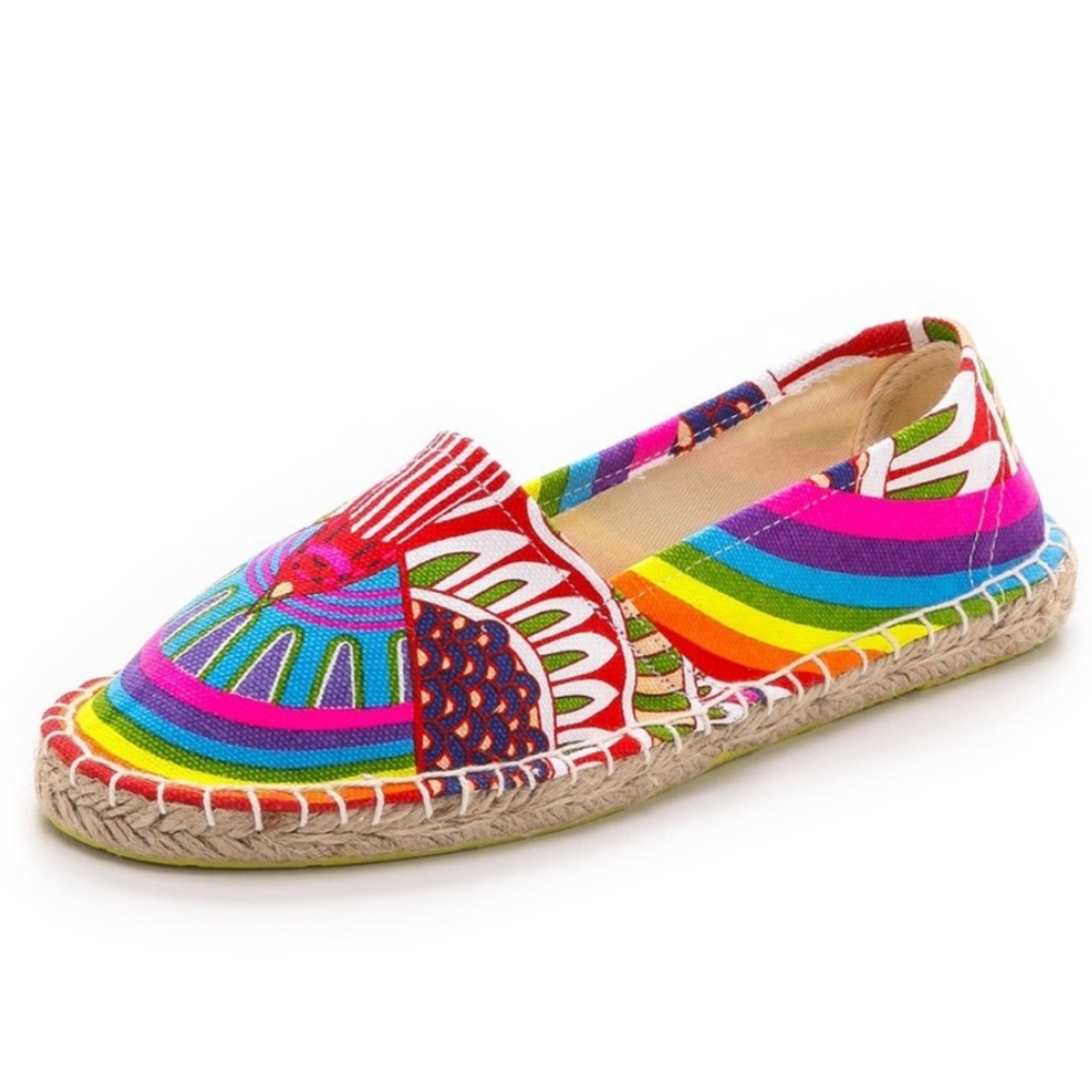 *NWT* Mara Hoffman Rainbow Bird Espadrilles